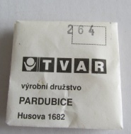 SKLO TVAR PARDUBICE - 264, NEPOUŽITÉ ORIGINÁLNÍ