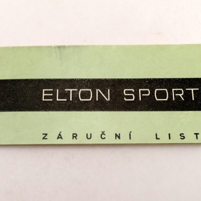 Záruční list k hodinkám ELTON SPORT. Land1