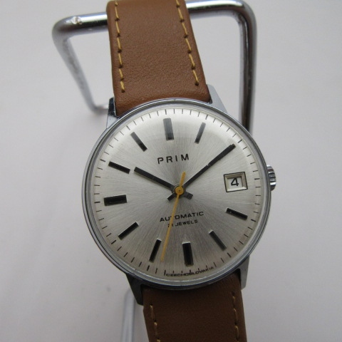 Hodinky Prim Automatic chrom cal. 96 - rok 1980 !!!! – AntikPrim