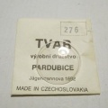 276 - ORIGINÁLNÍ SKLO NA HODINKY PRIM - TVAR PARDUBICE